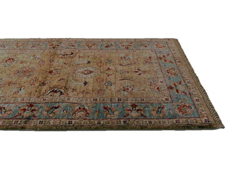 2' 7 x 6' 4 Hand Knotted Peshawar Ziegler Runner Rug