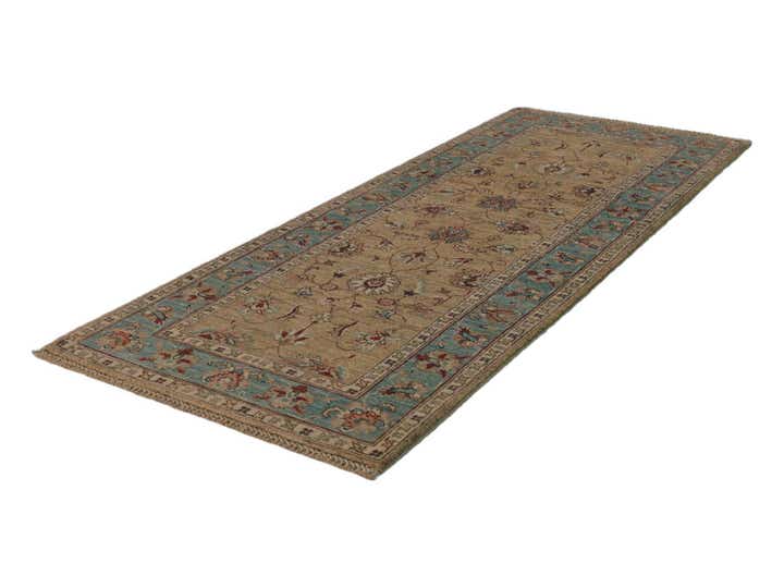 2' 6 x 6' 7 Hand Knotted Peshawar Ziegler Runner Rug