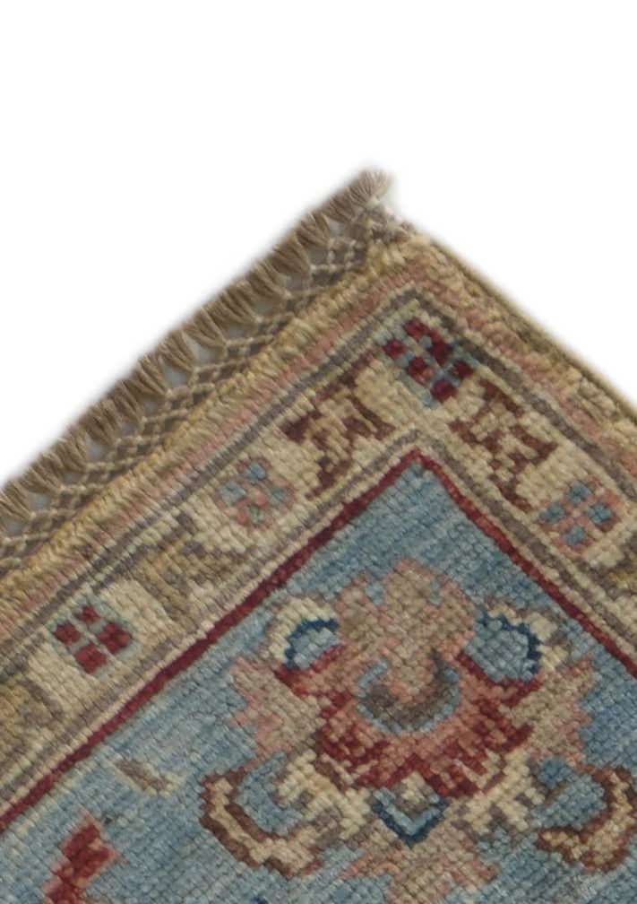 2' 6 x 6' 7 Hand Knotted Peshawar Ziegler Runner Rug