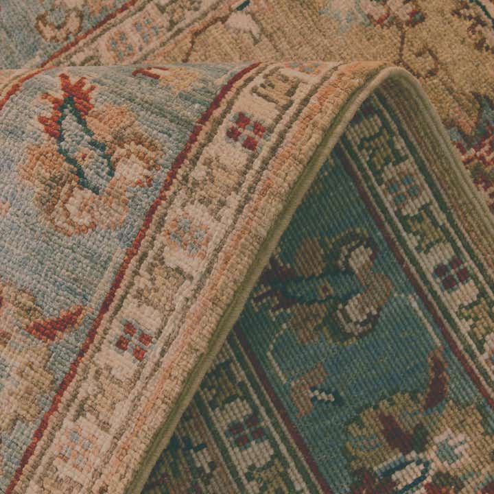 2' 6 x 6' 7 Hand Knotted Peshawar Ziegler Runner Rug