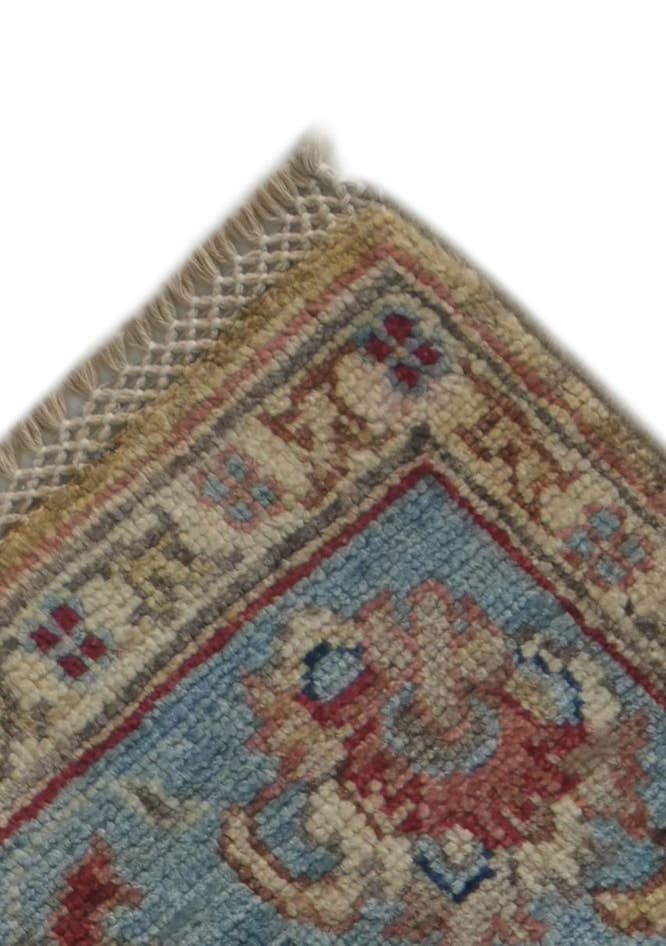 Detail image of 2' 7 x 6' 3 Hand Knotted Peshawar Ziegler Runner Rug
