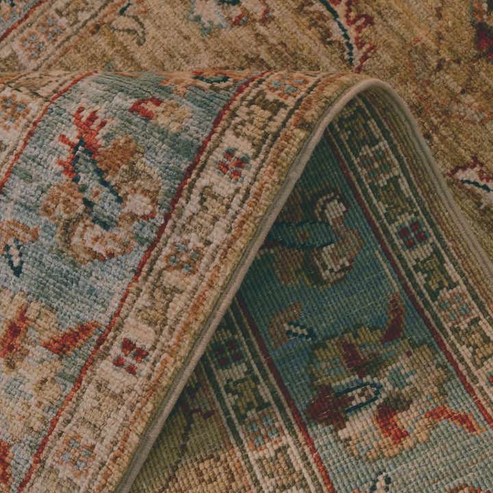 2' 7 x 6' 3 Hand Knotted Peshawar Ziegler Runner Rug