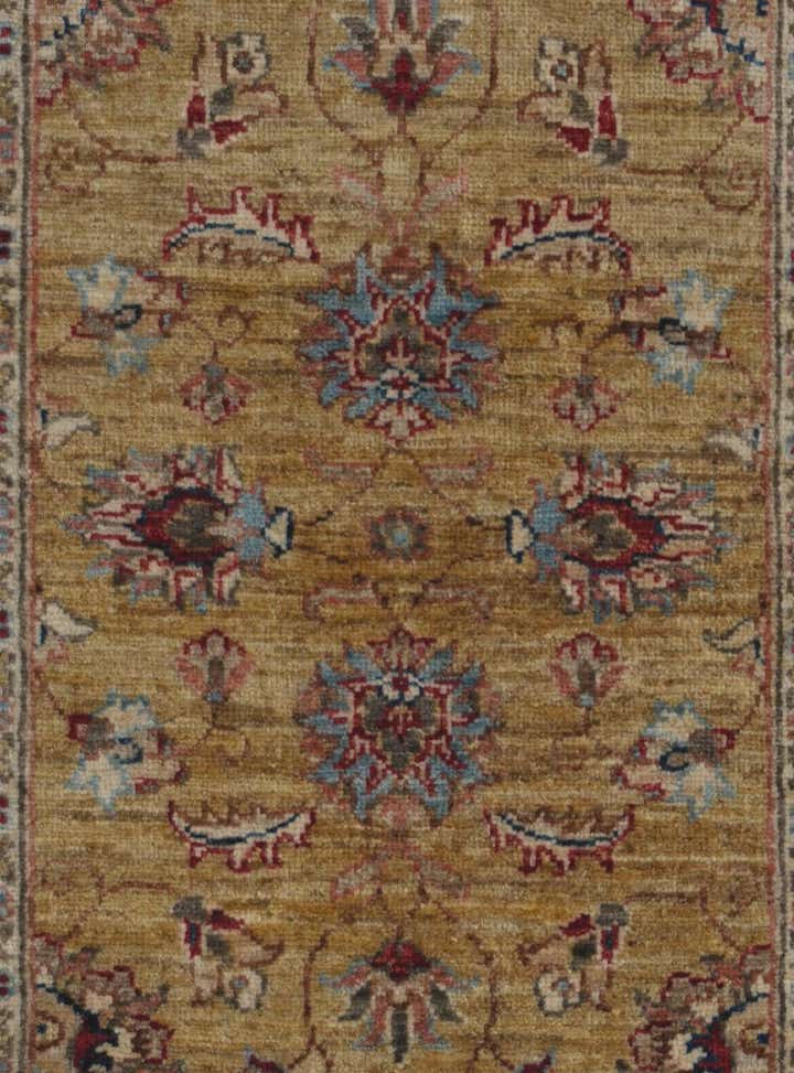 2' 7 x 6' 3 Hand Knotted Peshawar Ziegler Runner Rug