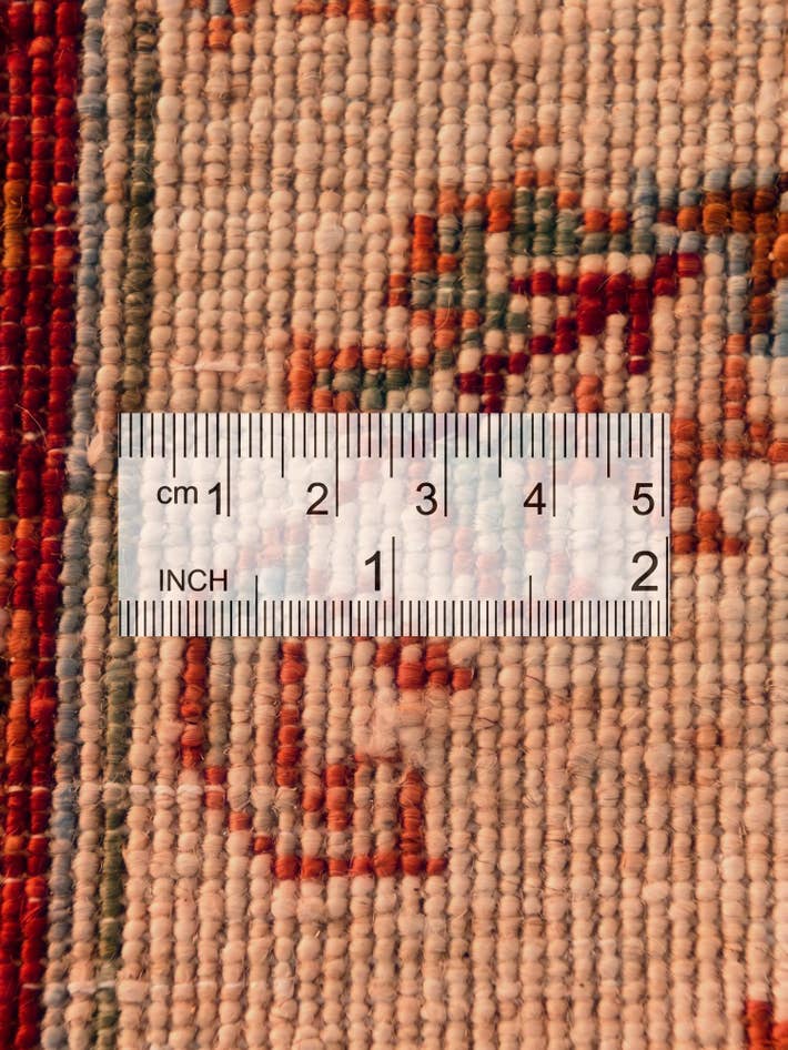 Detail image of 2' x 5' 11 Hand Knotted Peshawar Ziegler Runner Rug