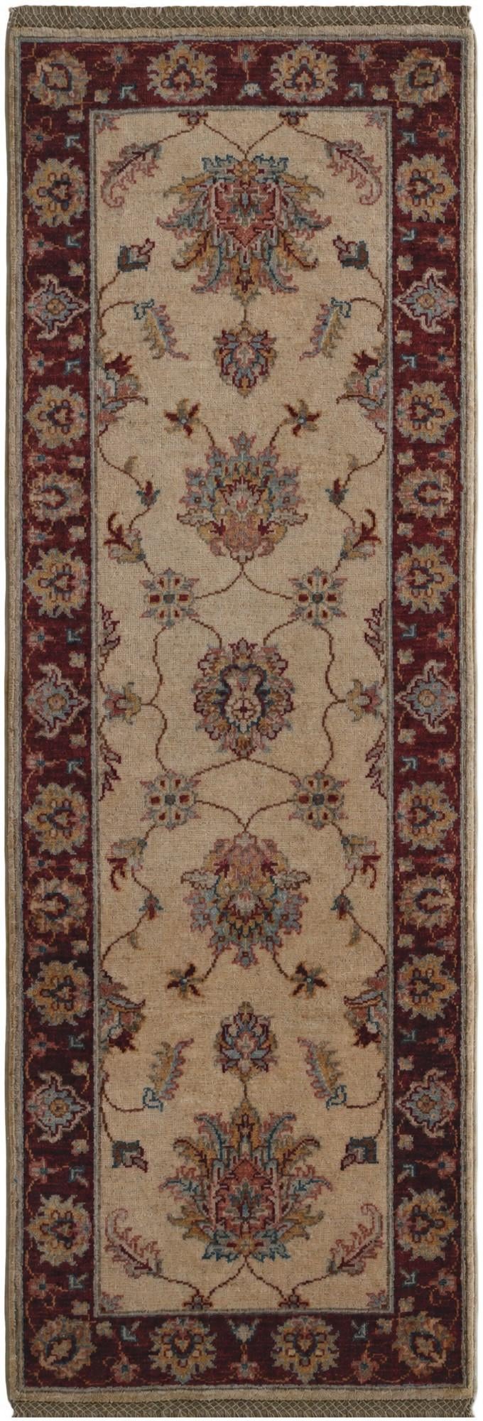 2' x 5' 11 Hand Knotted Peshawar Ziegler Runner Rug