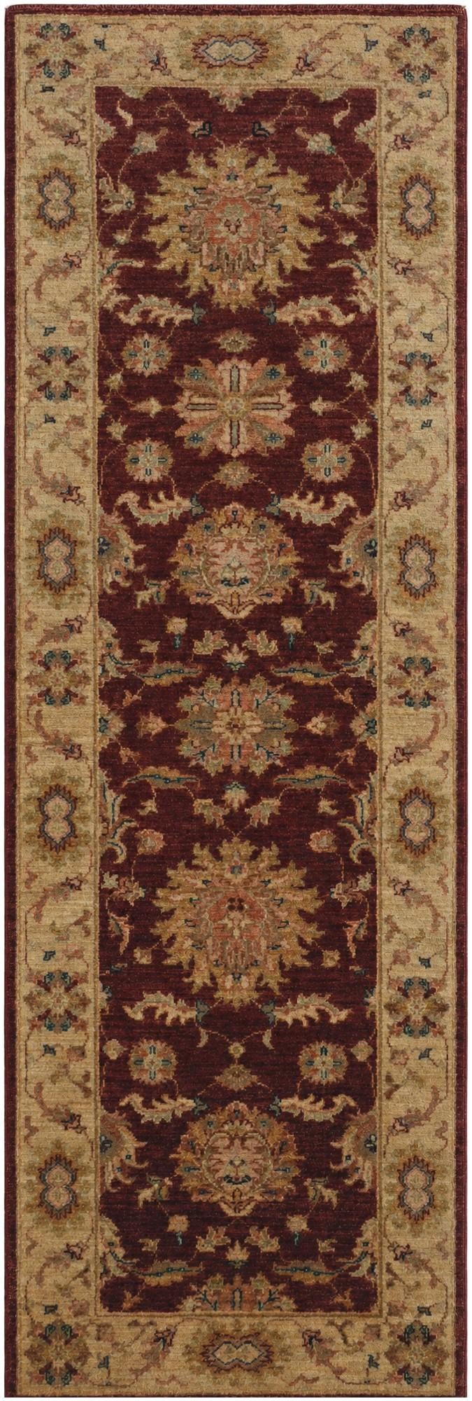 2' 8 x 7' 10 Hand Knotted Peshawar Ziegler Runner Rug