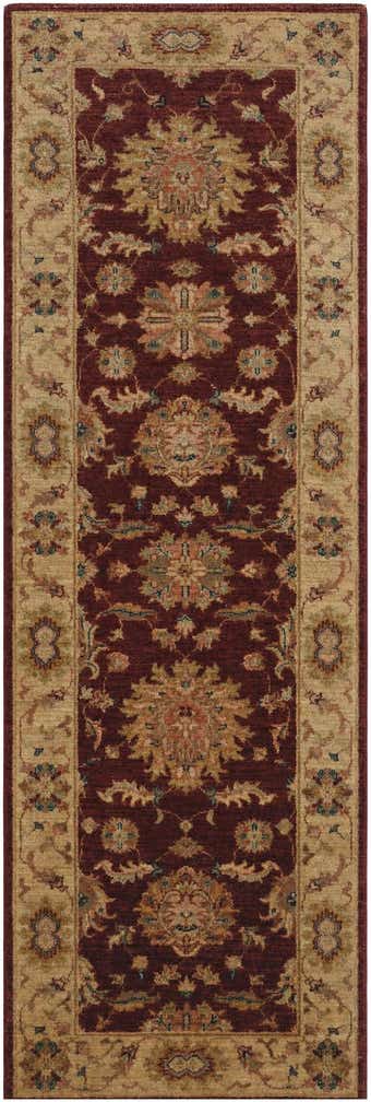2' 8 x 7' 10 Hand Knotted Peshawar Ziegler Runner Rug