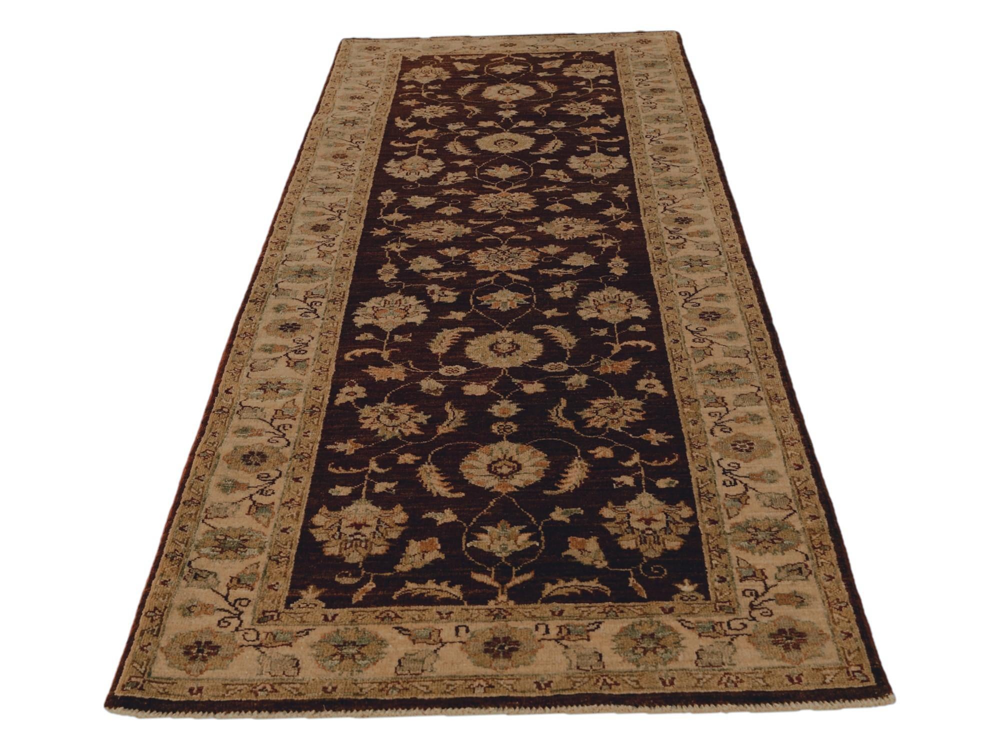 2' 9 x 7' 10 Hand Knotted Peshawar Ziegler Runner Rug