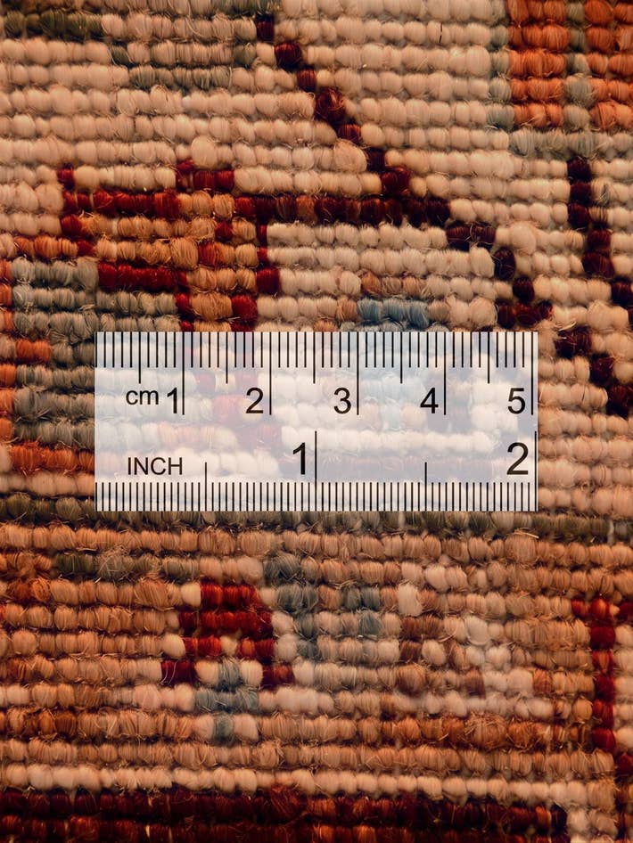 Detail image of 2' 9 x 7' 10 Hand Knotted Peshawar Ziegler Runner Rug