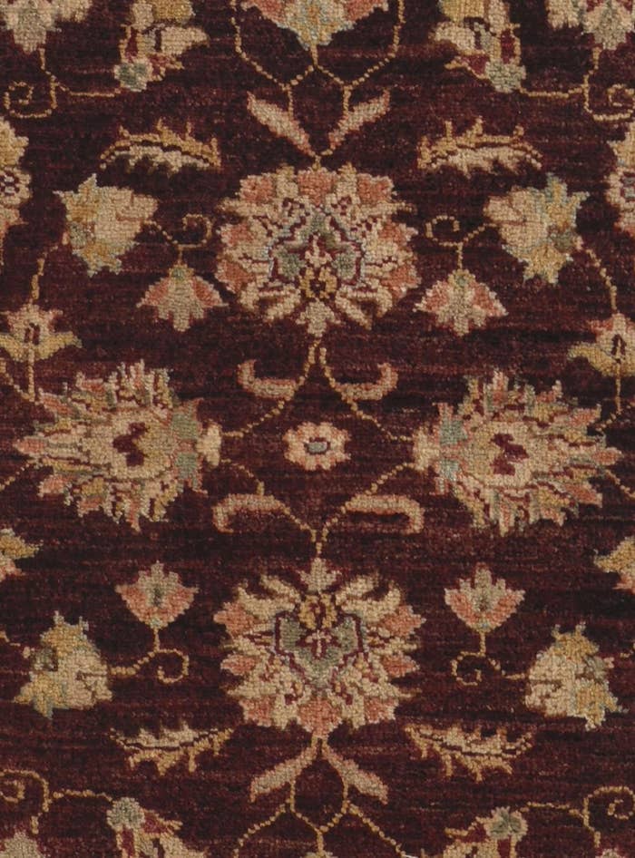 Detail image of 2' 9 x 7' 10 Hand Knotted Peshawar Ziegler Runner Rug