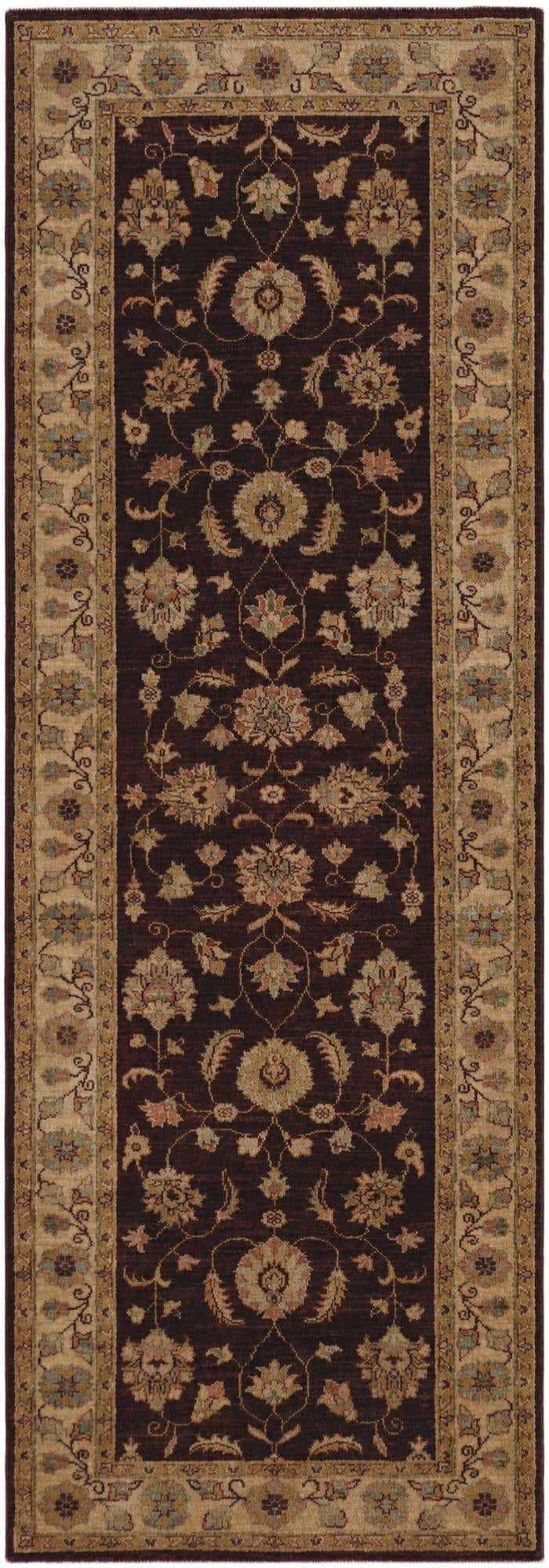 2' 9 x 7' 10 Hand Knotted Peshawar Ziegler Runner Rug