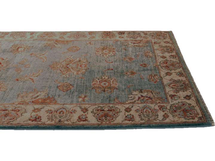 2' 8 x 8' 4 Hand Knotted Peshawar Ziegler Runner Rug