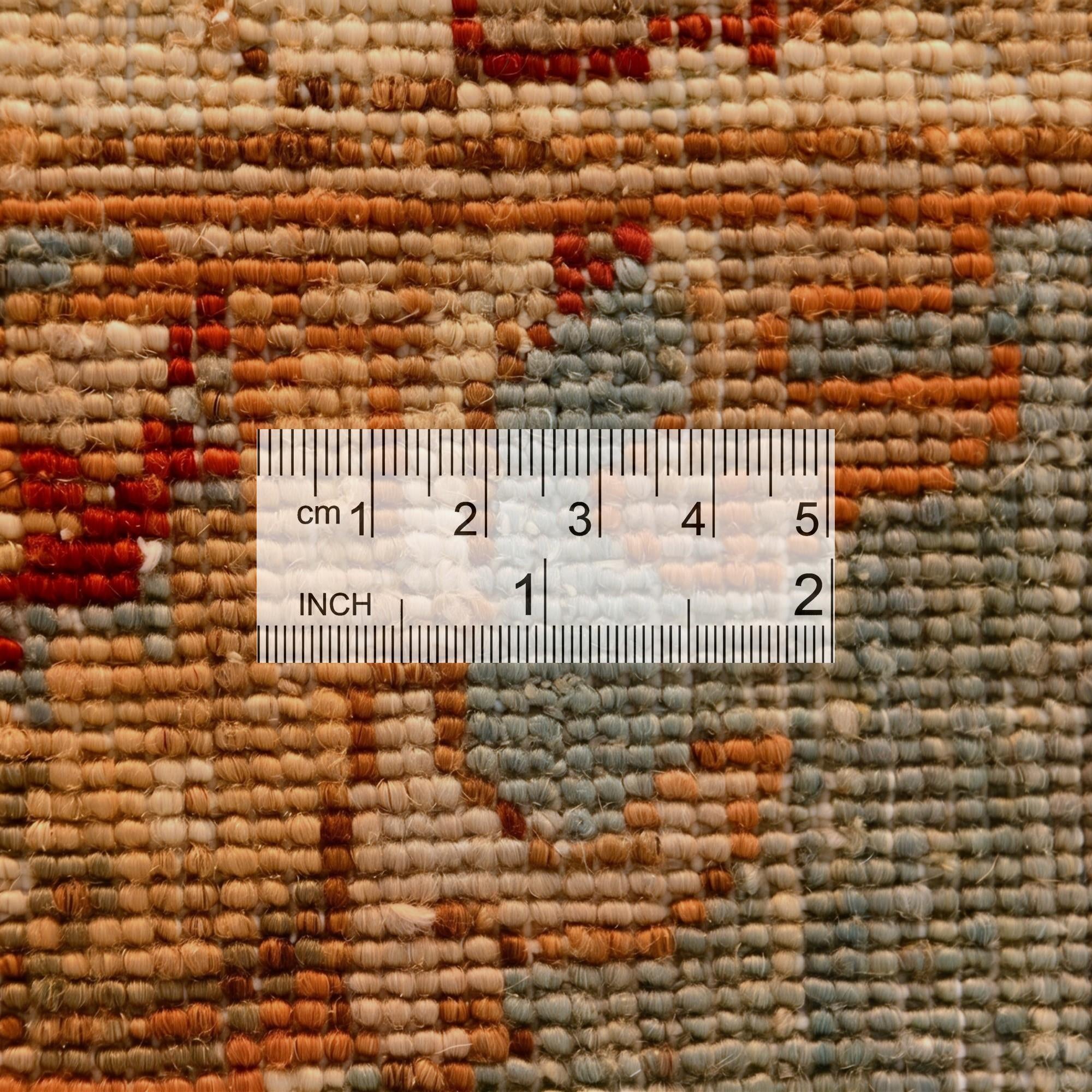 2' 8 x 8' 4 Hand Knotted Peshawar Ziegler Runner Rug