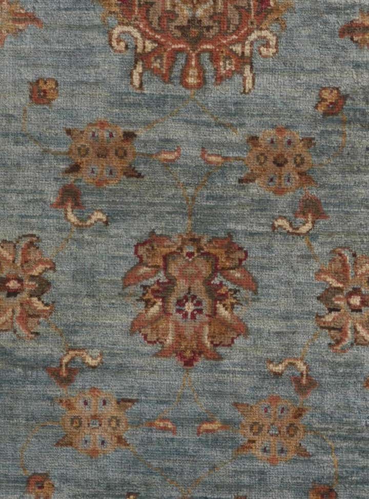 2' 8 x 8' 4 Hand Knotted Peshawar Ziegler Runner Rug