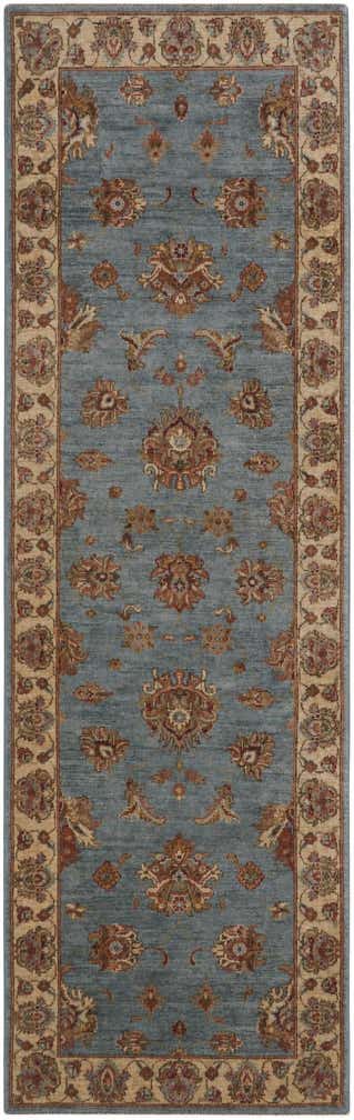 2' 8 x 8' 4 Hand Knotted Peshawar Ziegler Runner Rug