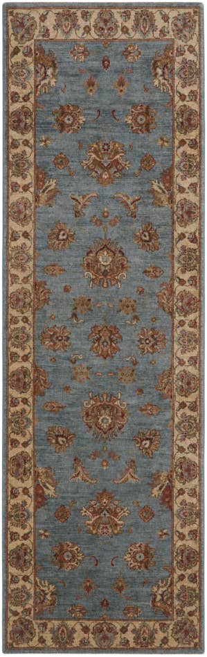 Detail image of 2' 8 x 8' 4 Hand Knotted Peshawar Ziegler Runner Rug