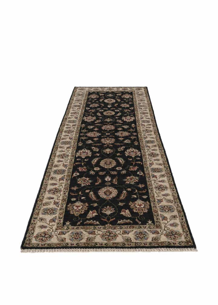 2' 9 x 8' Hand Knotted Peshawar Ziegler Runner Rug