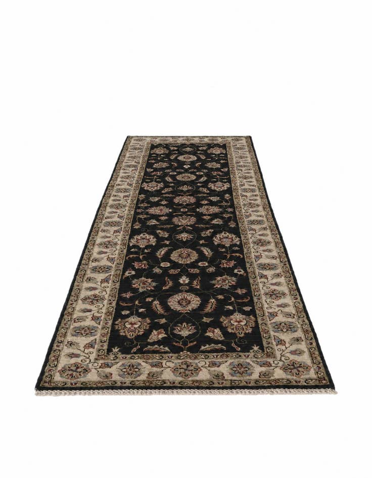 Detail image of 2' 9 x 8' Hand Knotted Peshawar Ziegler Runner Rug