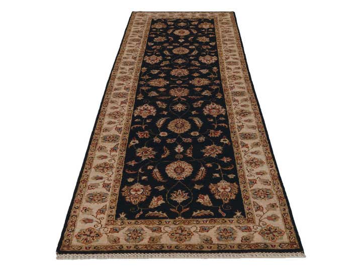 2' 9 x 8' Hand Knotted Peshawar Ziegler Runner Rug