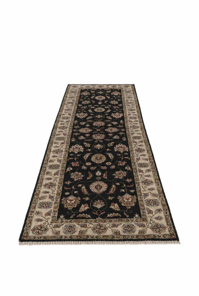 2' 9 x 8' Hand Knotted Peshawar Ziegler Runner Rug
