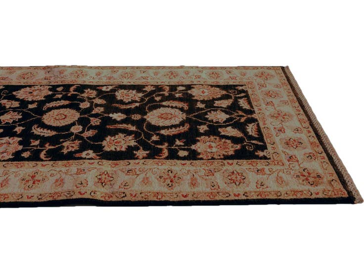 Detail image of 2' 9 x 8' Hand Knotted Peshawar Ziegler Runner Rug