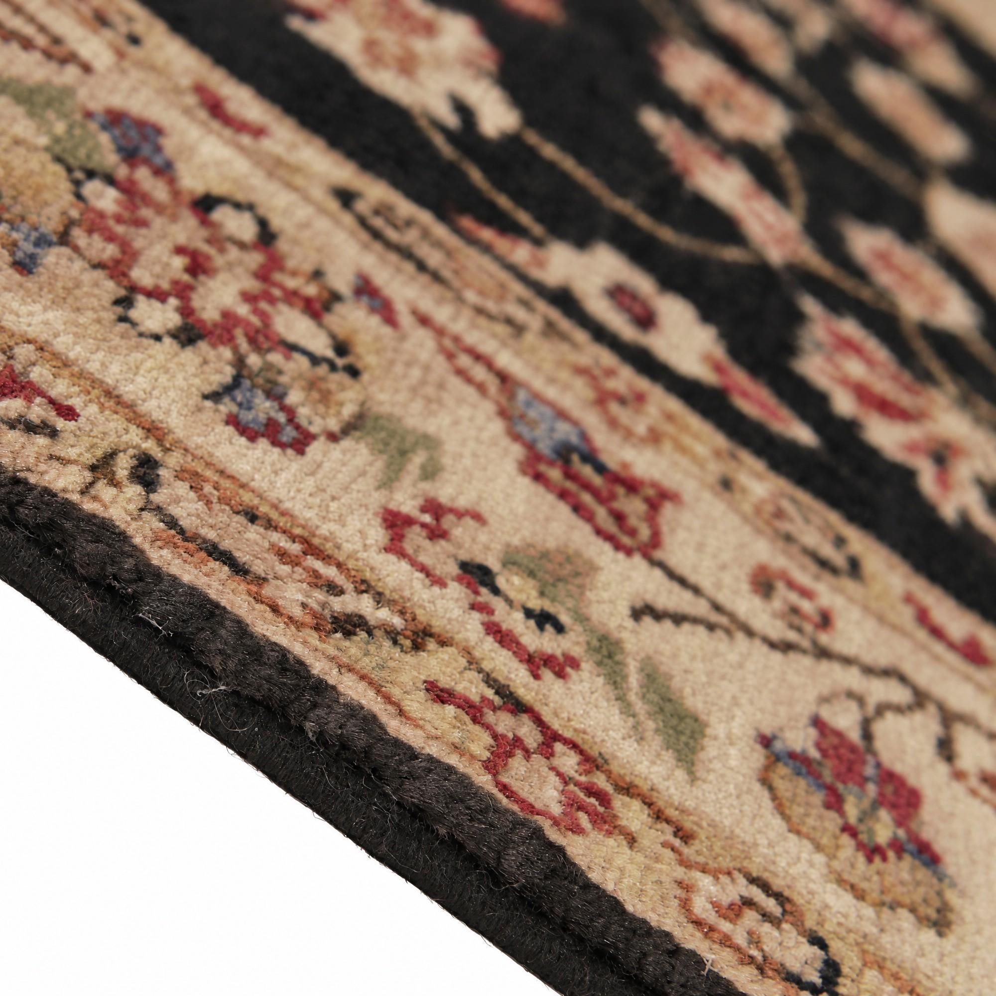 85cm x 245cm Hand Knotted Peshawar Ziegler Runner Rug