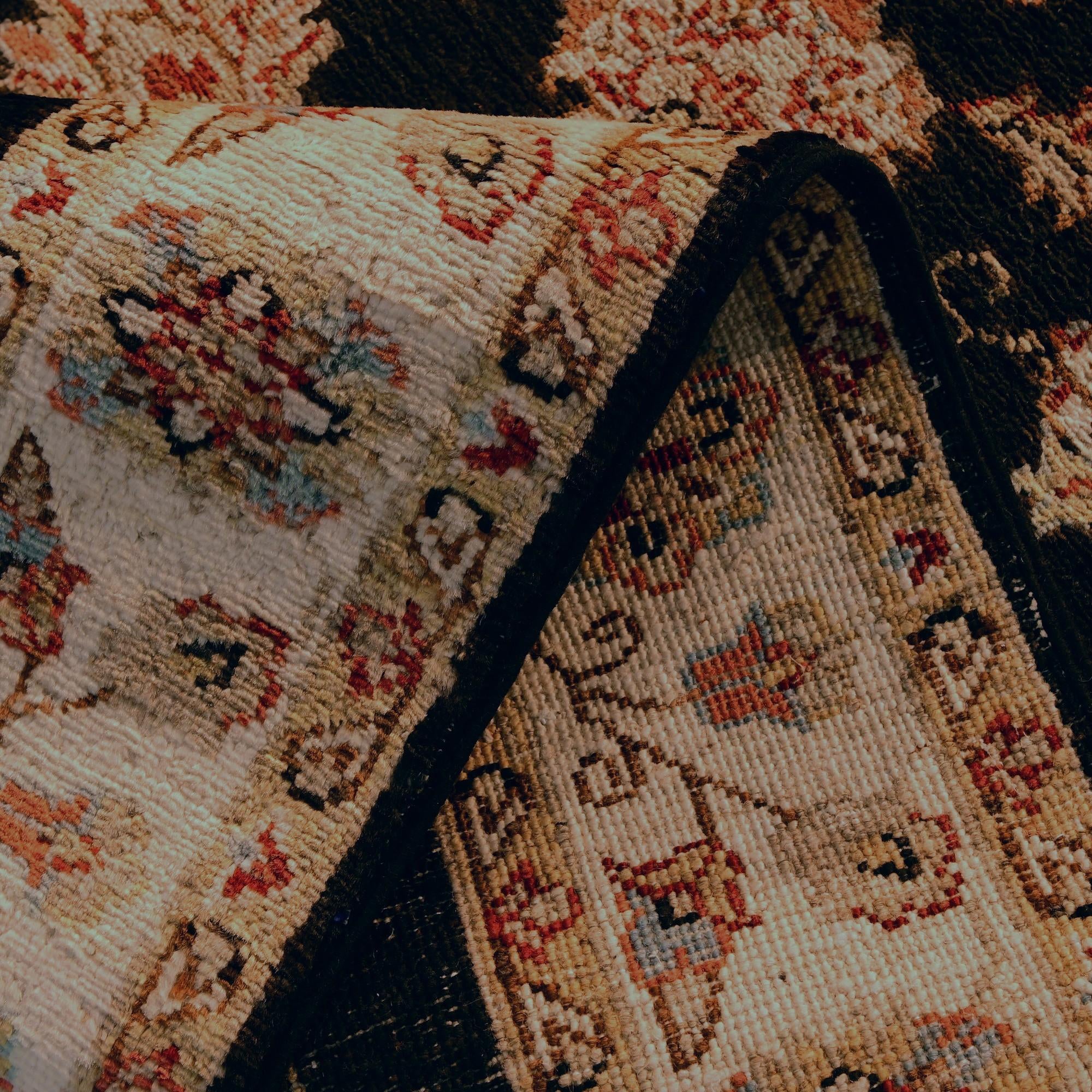 2' 9 x 8' Hand Knotted Peshawar Ziegler Runner Rug