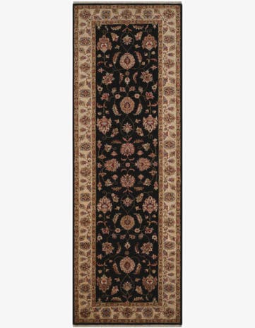 2' 9 x 8' Hand Knotted Peshawar Ziegler Runner Rug
