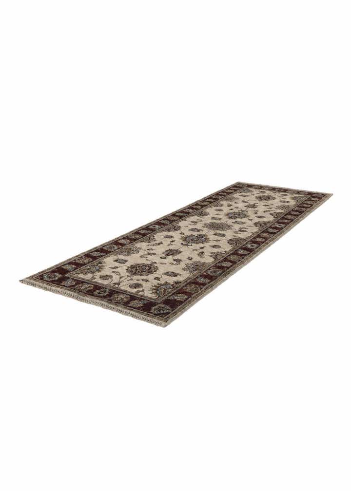 2' 9 x 8' 3 Hand Knotted Peshawar Ziegler Runner Rug