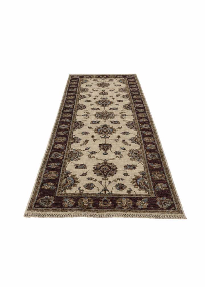 2' 9 x 8' 3 Hand Knotted Peshawar Ziegler Runner Rug