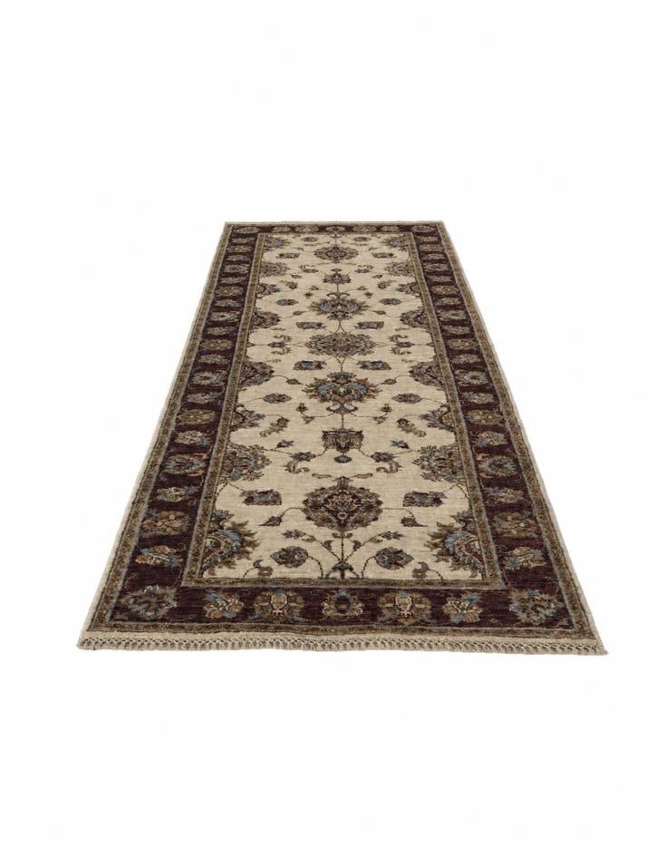 Detail image of 2' 9 x 8' 3 Hand Knotted Peshawar Ziegler Runner Rug