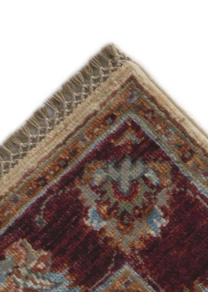 2' 9 x 8' 3 Hand Knotted Peshawar Ziegler Runner Rug