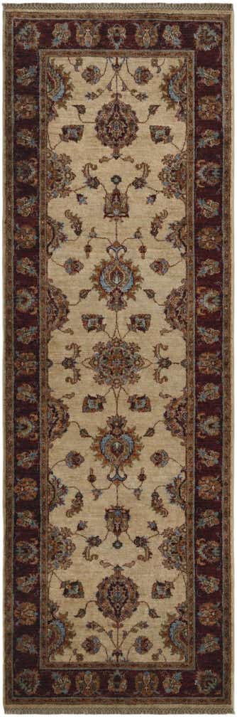 2' 9 x 8' 3 Hand Knotted Peshawar Ziegler Runner Rug