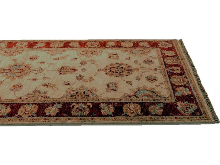 2' 10 x 8' 3 Hand Knotted Peshawar Ziegler Runner Rug
