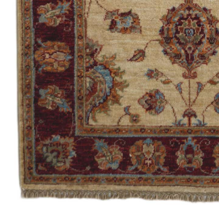 2' 10 x 8' 3 Hand Knotted Peshawar Ziegler Runner Rug