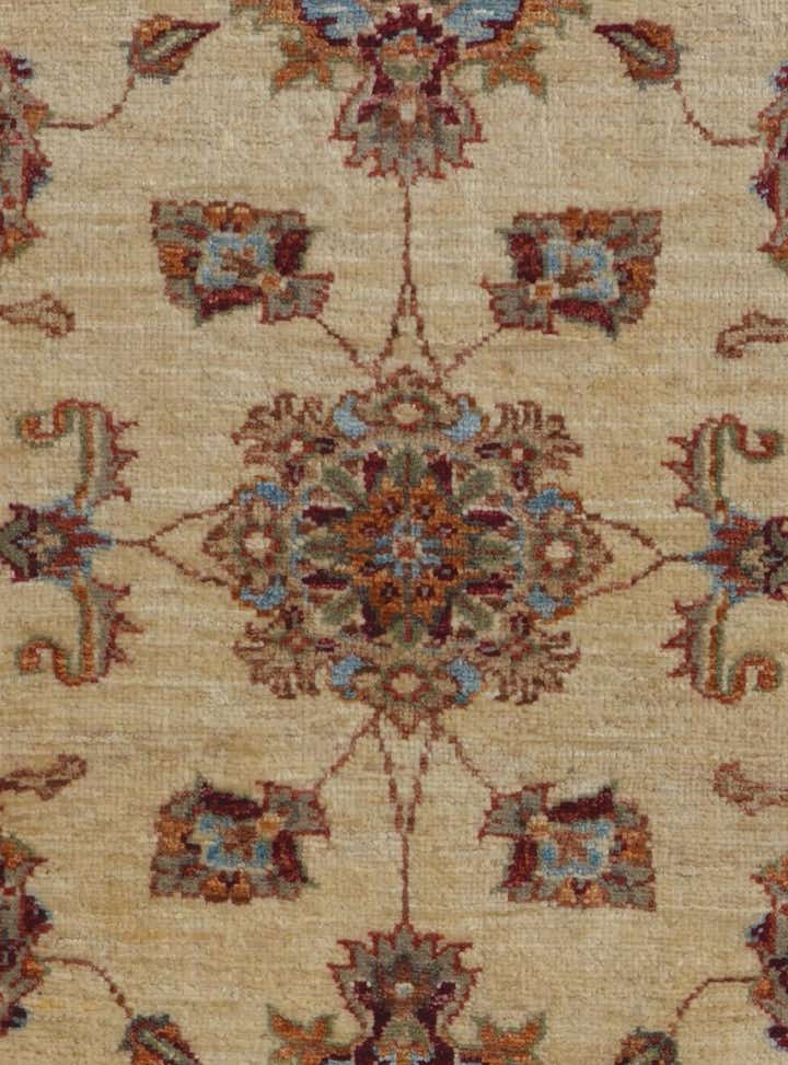 2' 10 x 8' 3 Hand Knotted Peshawar Ziegler Runner Rug