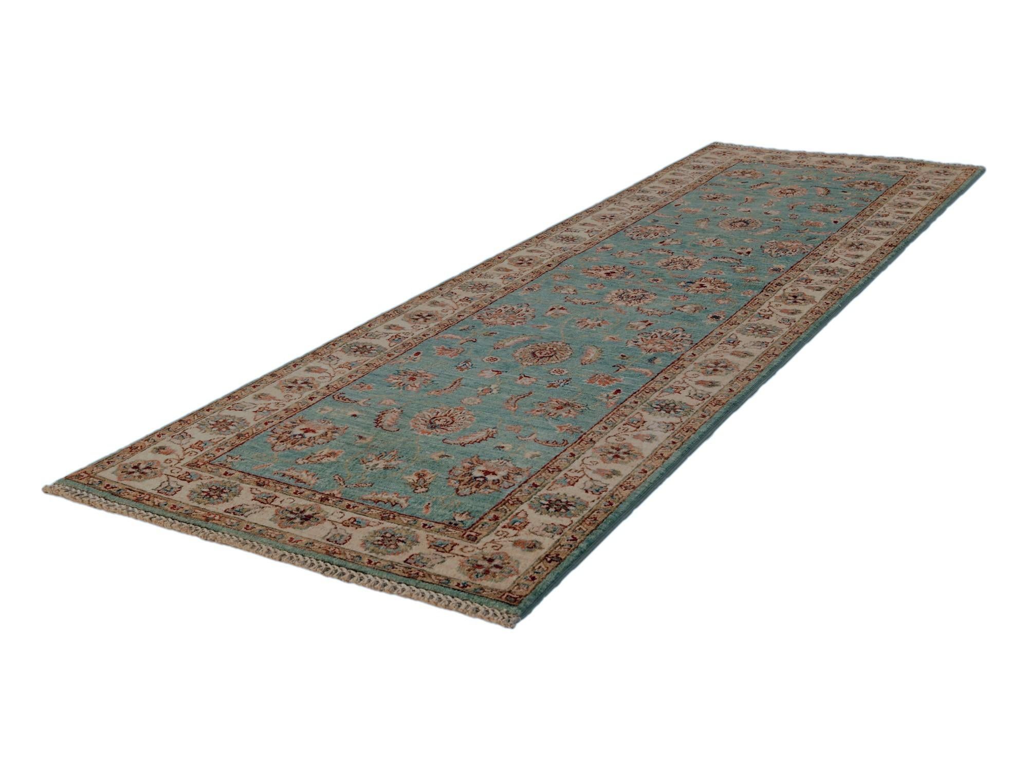 2' 9 x 8' 5 Hand Knotted Peshawar Ziegler Runner Rug