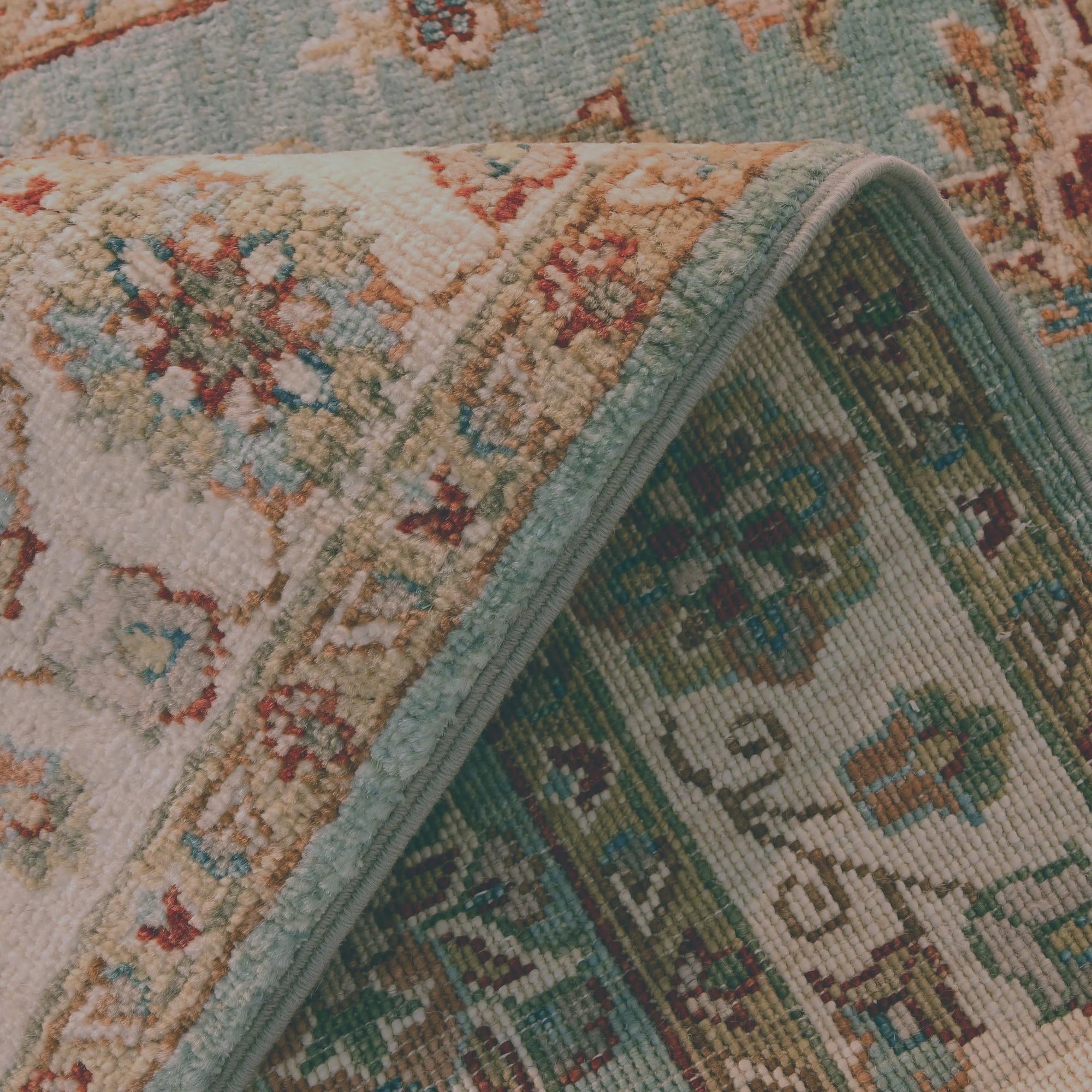2' 9 x 8' 5 Hand Knotted Peshawar Ziegler Runner Rug
