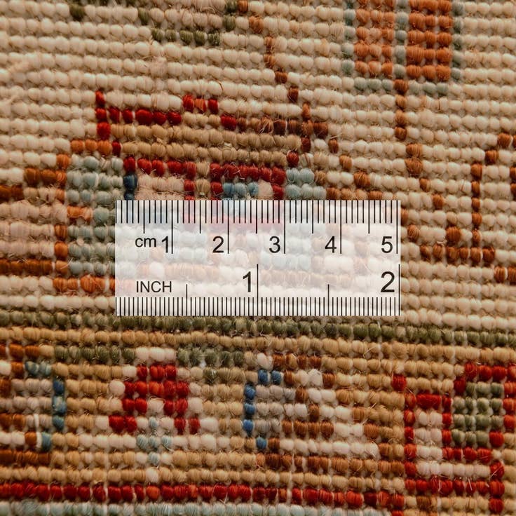 Detail image of 2' 9 x 8' 5 Hand Knotted Peshawar Ziegler Runner Rug
