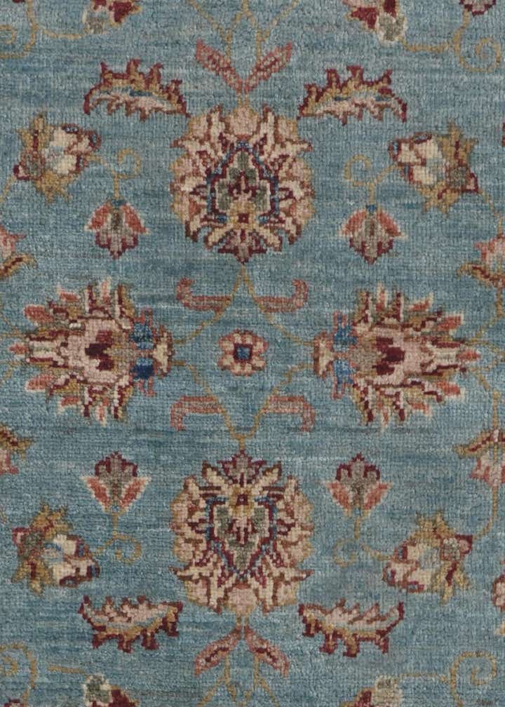 2' 9 x 8' 5 Hand Knotted Peshawar Ziegler Runner Rug