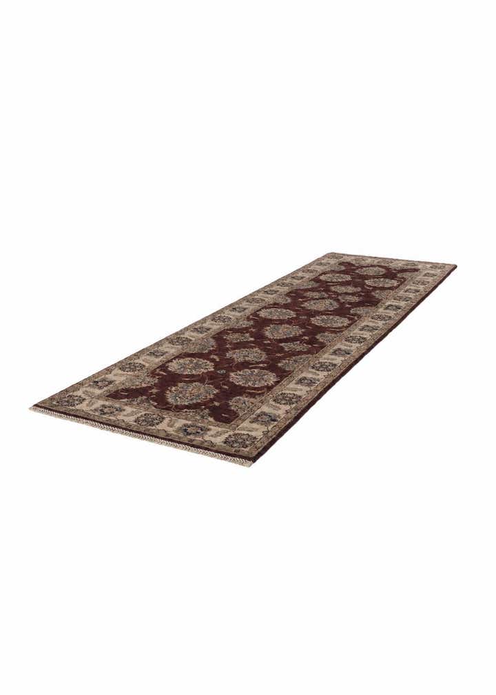 2' 8 x 8' 4 Hand Knotted Peshawar Ziegler Runner Rug