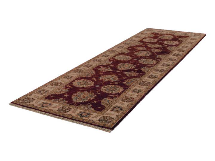 2' 8 x 8' 4 Hand Knotted Peshawar Ziegler Runner Rug