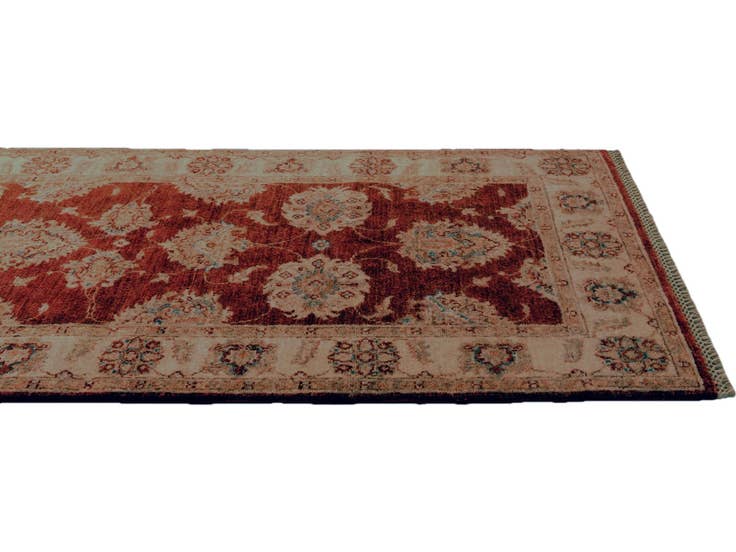Detail image of 2' 8 x 8' 4 Hand Knotted Peshawar Ziegler Runner Rug