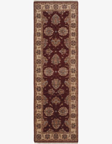 2' 8 x 8' 4 Hand Knotted Peshawar Ziegler Runner Rug