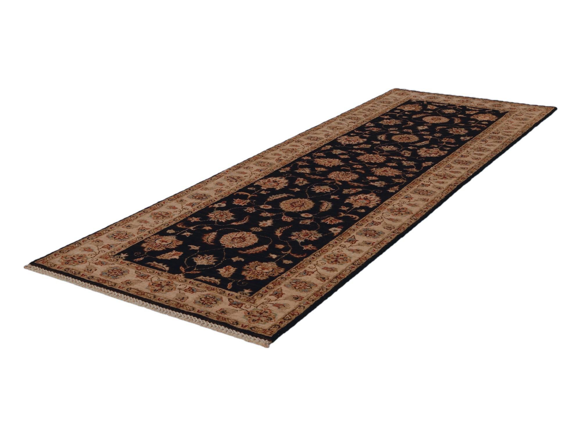 2' 9 x 8' Hand Knotted Peshawar Ziegler Runner Rug