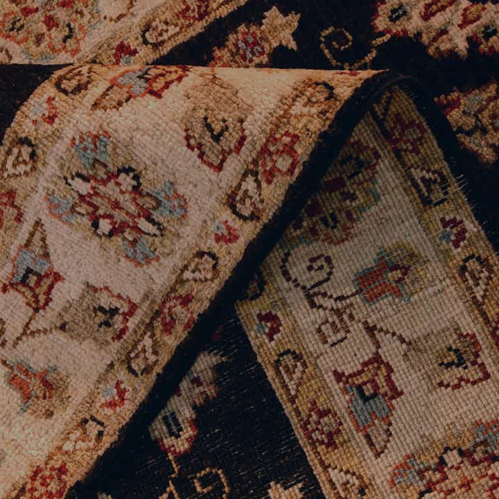 2' 9 x 8' Hand Knotted Peshawar Ziegler Runner Rug