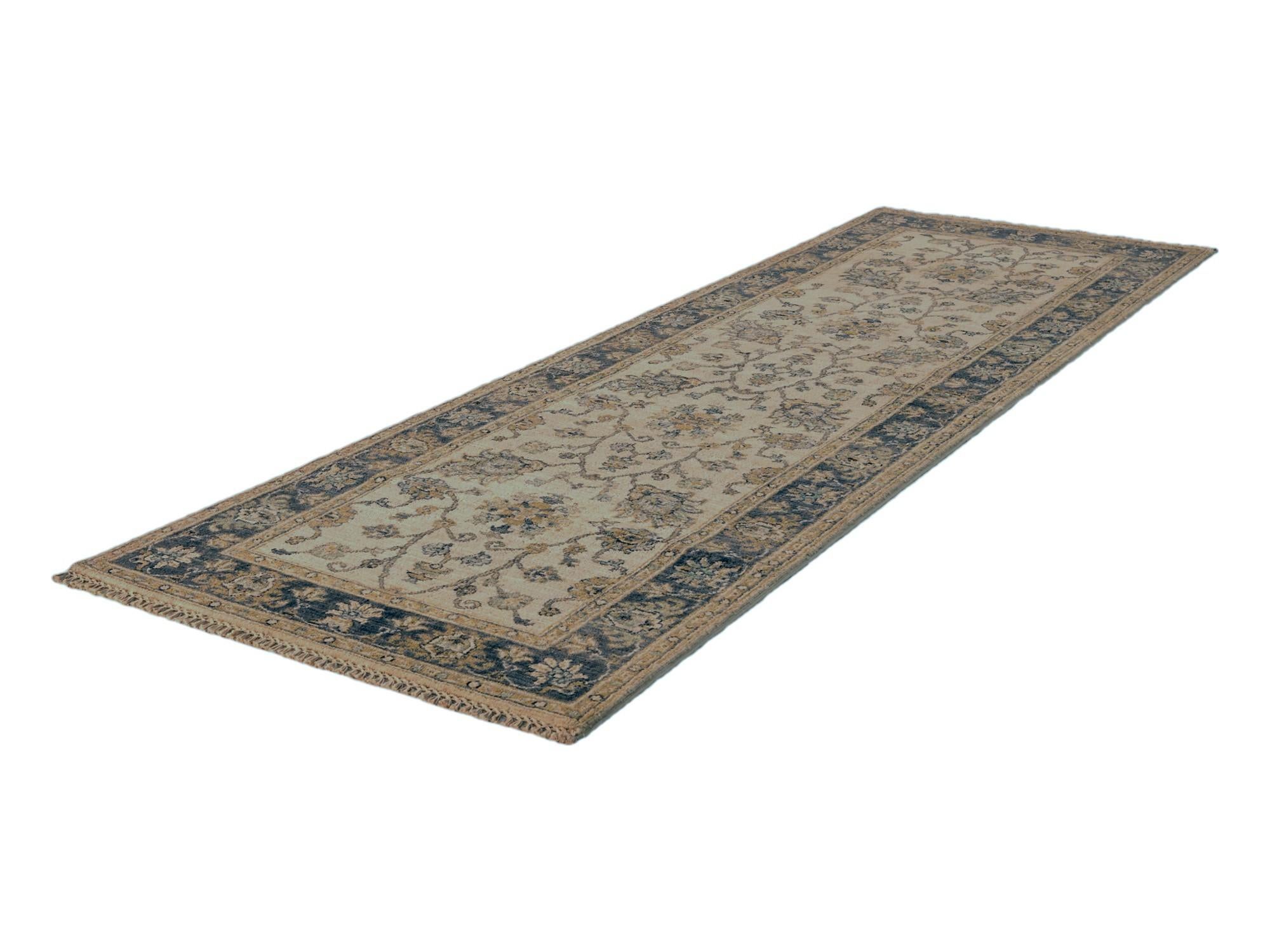 2' 10 x 8' 8 Hand Knotted Peshawar Ziegler Runner Rug