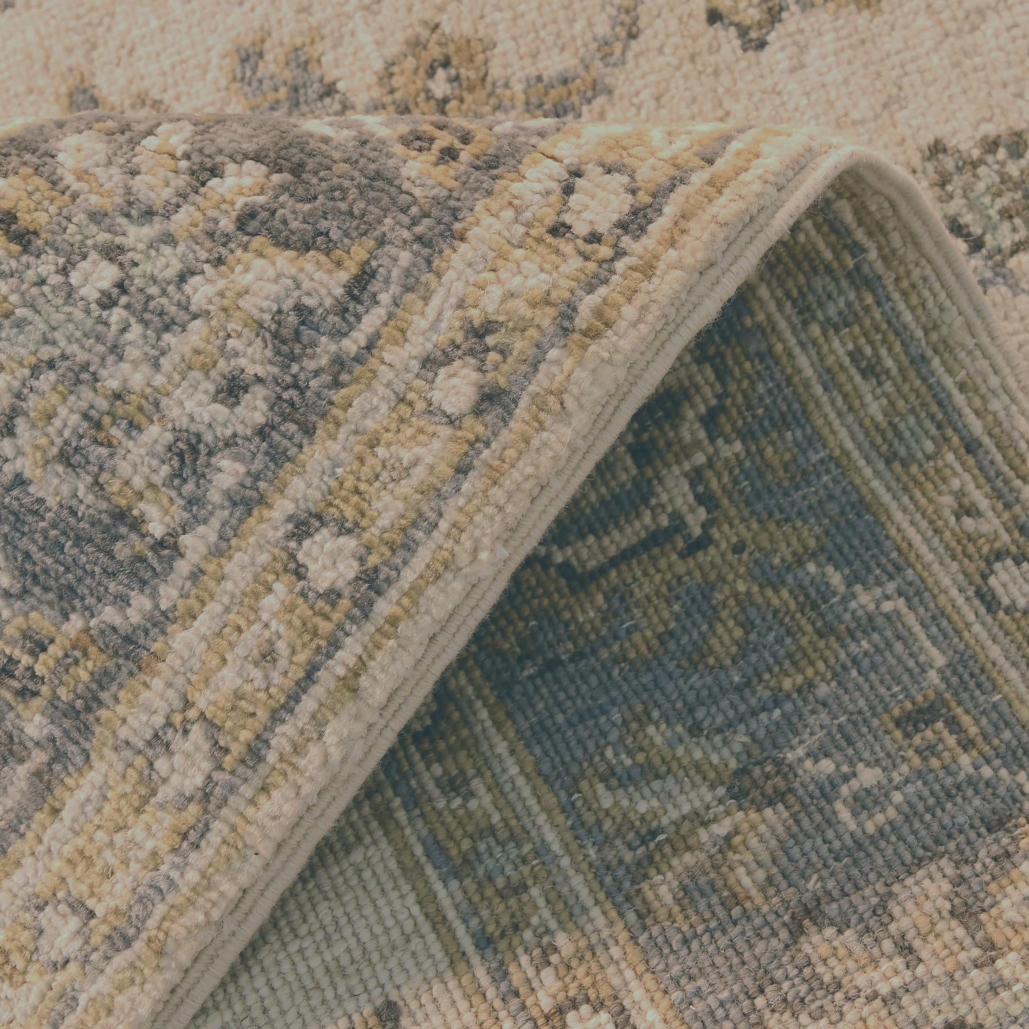 2' 10 x 8' 8 Hand Knotted Peshawar Ziegler Runner Rug