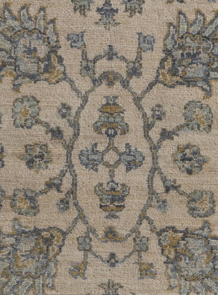 Detail image of 2' 10 x 8' 8 Hand Knotted Peshawar Ziegler Runner Rug