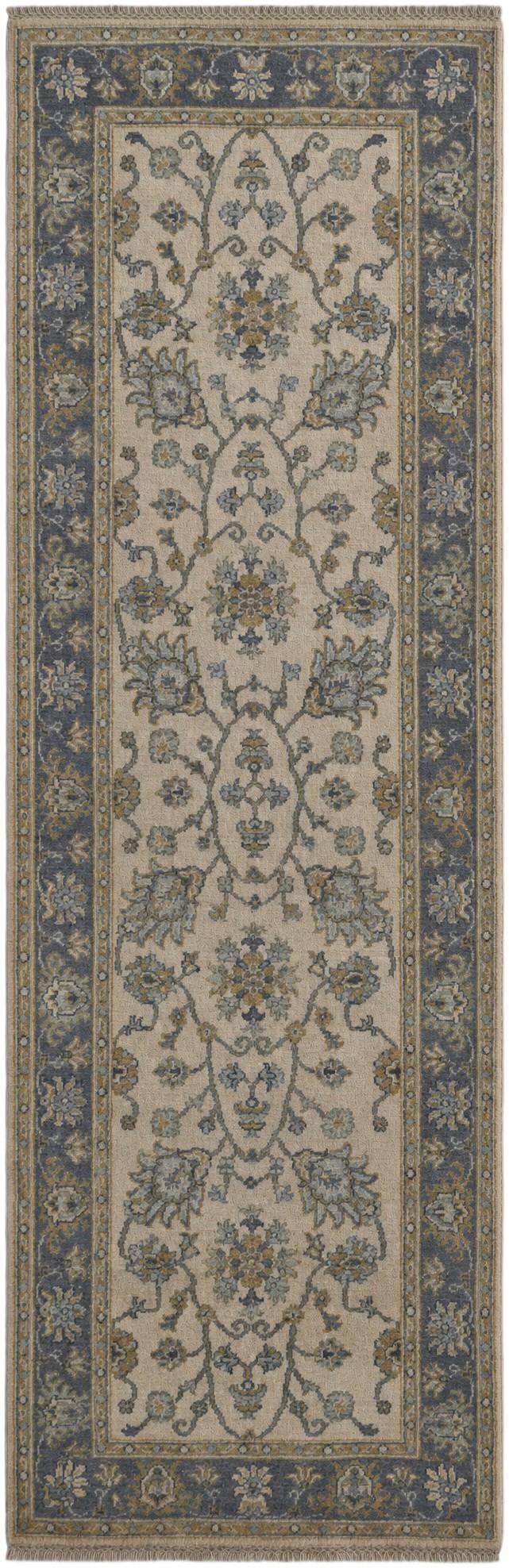 2' 10 x 8' 8 Hand Knotted Peshawar Ziegler Runner Rug